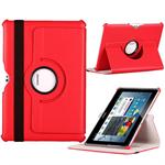 360 Roterende L�der Cover til 10.1 (R�d)